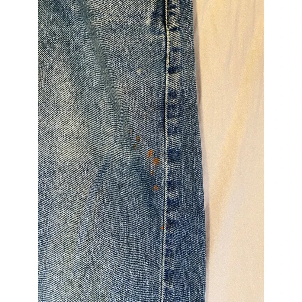 Vintage Y2K Levis 501 Mens Jeans 38x32 (36x30) Medium Wash Straight Button Fly